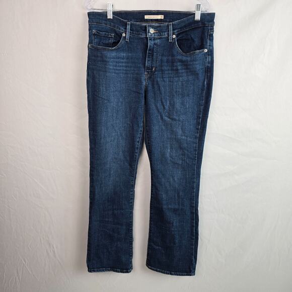 Levi's Classic Bootcut Women's 12 Blue Dark Wash - Picture 1 of 16